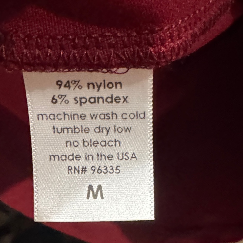 Susana Monaco Burgundy Women's Top Medium - Picture 4 of 4